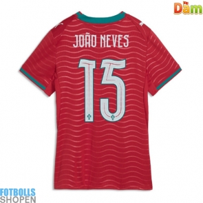 Billiga Portugal Joao Neves #15 Hemmatröja Dam VM 2026 Kortärmad